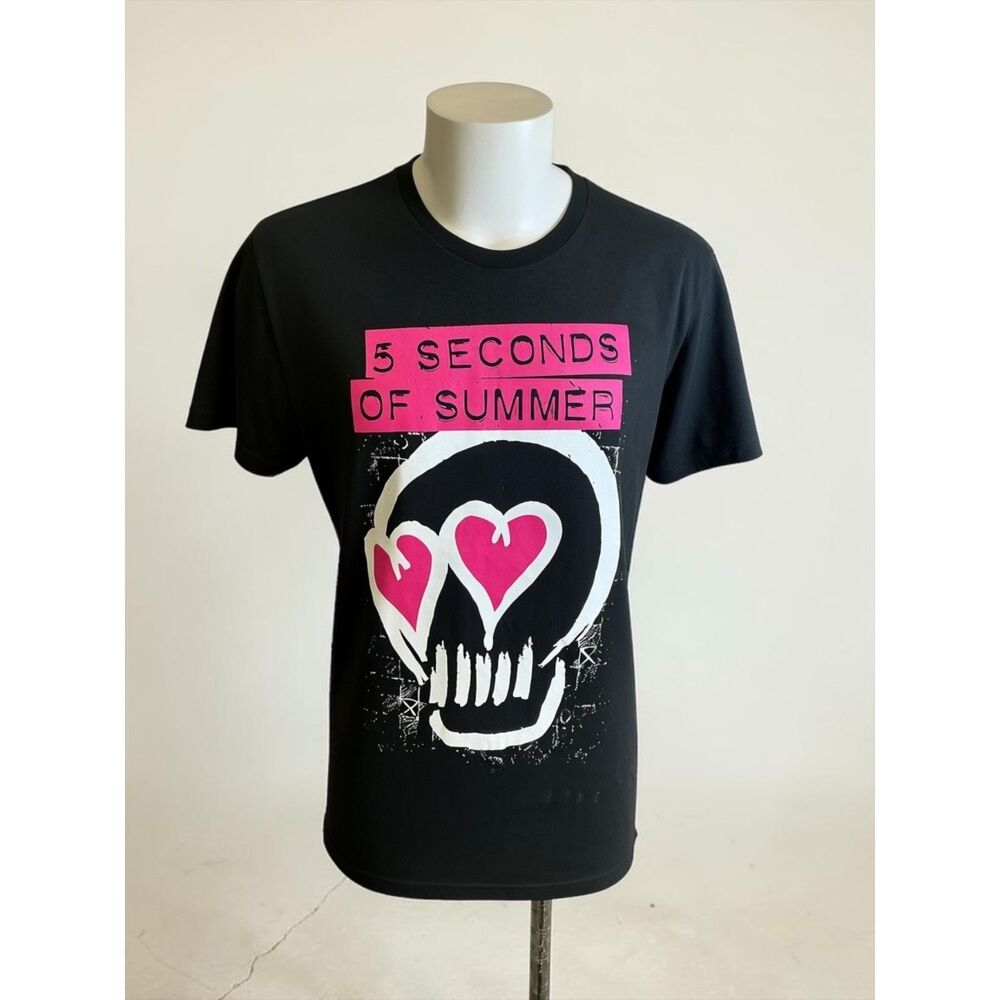 5 Seconds Of Summer Music Band T-Shirt, Men's, Size Medium